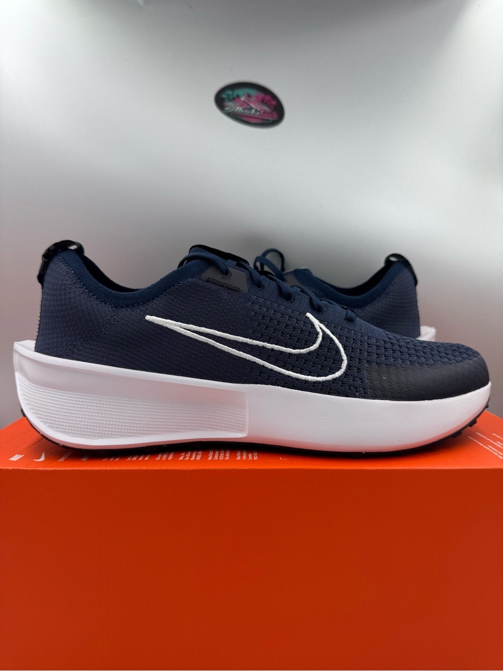 Nike Interact Run College Navy Platinum Tint BRAND NEW Size 10.5